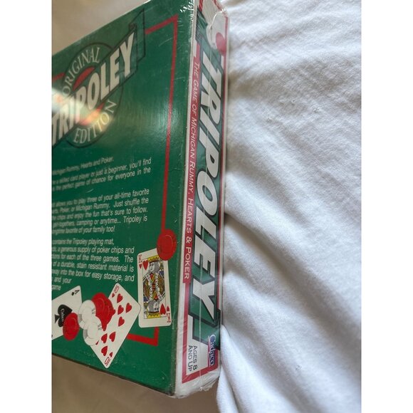 Tripoley Original Edition Card Game Michigan Rummy Hearts Poker Family Fun Ages - Picture 3 of 12